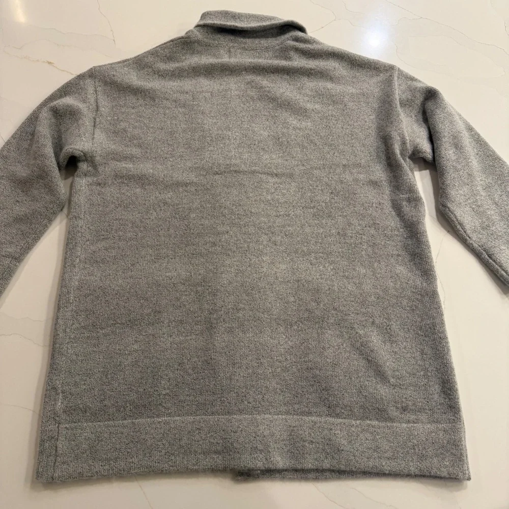 Thread & Supply Grey Knit Open Front Cardigan Jacket J1438SWND Womens Large NEW - Picture 5 of 5